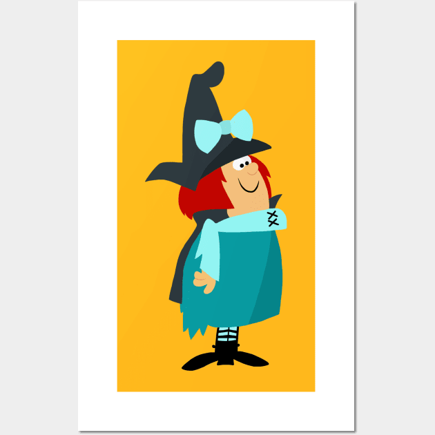 Funny Witch Wall Art by ElviaMontemayor